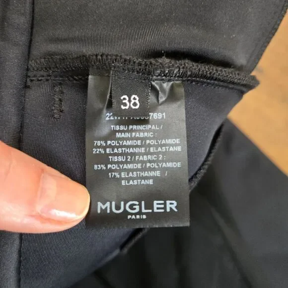 NWT Mugler Pants Leggings sz S 38 - Picture 15 of 16